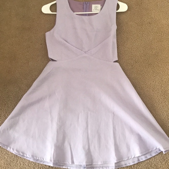 Cutout Purple Skater Dress *never been worn* - Picture 1 of 2